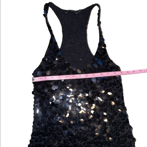 The Limited Large Sequin Cocktail Mini Dress - Picture 9 of 15